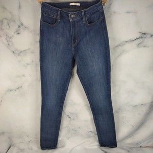 WOMEN'S LEVI 721 High Rise Skinny Jeans 32 x 31